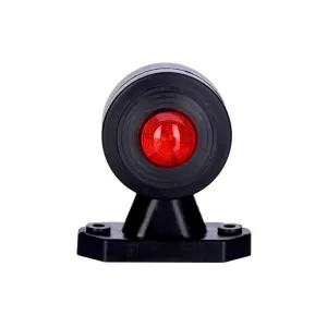 LAMPA OBRYSOWA NA WYSIĘGNIKU KRÓTKIM (LED) BIAŁO - CZERWONA 12/24V UNIWERSALNA