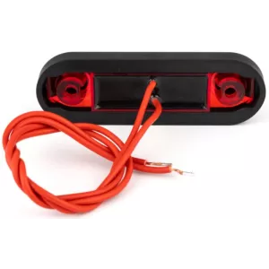 Heckleuchte (LED) Rot 12 / 24V Universal