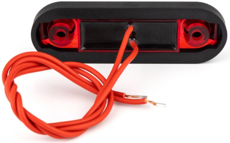 Feu de Gabarit Arrière (LED) Rouge 12 / 24V Universel