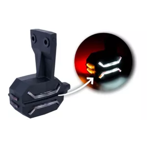 Feu de Gabarit Trifonction Sur Support Flexible (LED) Blanc - Orange - Rouge 12 / 24V Gauche