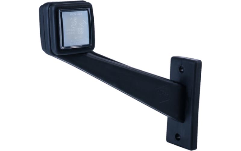 Eine Umrissleuchte mit Langem, Diagonalem Arm (LED) Weiß - Rot 12 / 24V Rechts