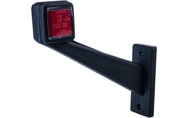 Lampa Obrysowa Na Wysięgniku Ukośnym Długim (LED) Biało - Czerwony 12 / 24V Prawy
