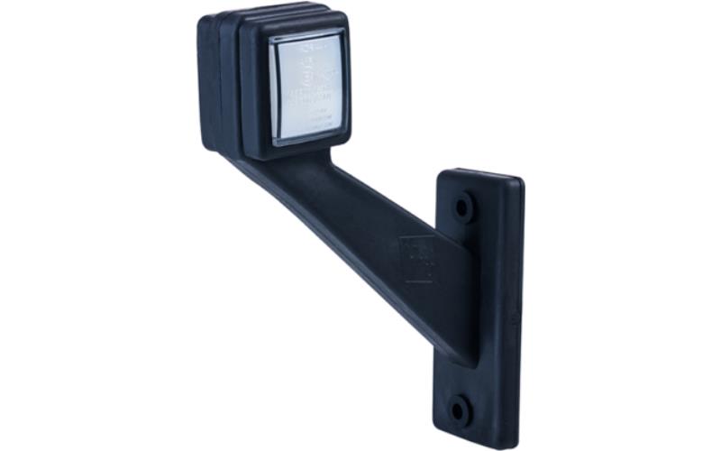 Marker Light On A Short Diagonal Arm That Comes With A Flexible Hanger (LED) White - Red 12 / 24V Left