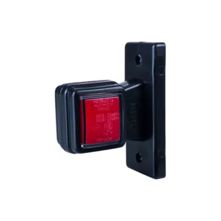 Umrisleuchte Mit Arm (LED) Weiß - Rot 12 / 24V Universal