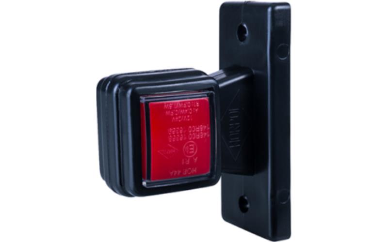 Umrisleuchte Mit Arm (LED) Weiß - Rot 12 / 24V Universal