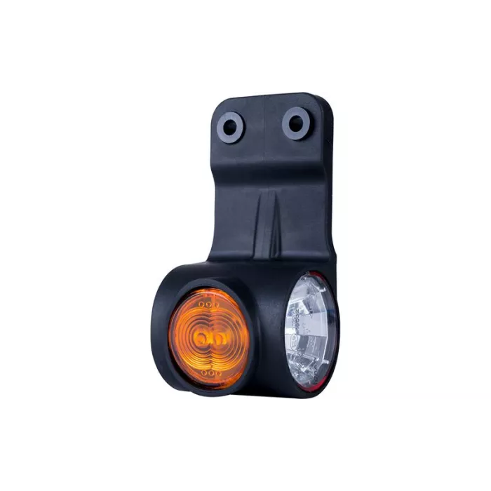 Luz de Gálibo Triple, En Un Soporte Flexible (LED) Blanca - Amarilla - Roja 12 / 24V Derecho