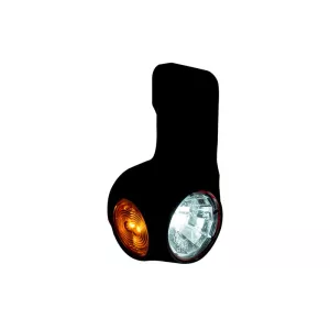 Feu de Gabarit Triple, Sur Support Flexible (LED) Blanc - Orange - Rouge 12 / 24V Droit