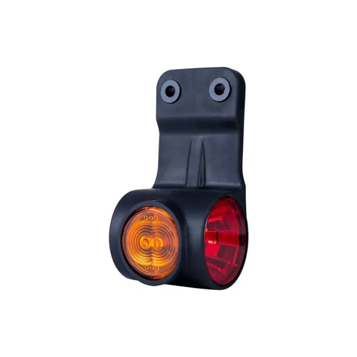 ТРОЙНОЙ ГАБАРИТНЫЙ ФОНАРЬ НА ГИБКОМ ПОДВЕСЕ (LED) БЕЛЫЙ - ОРАНЖЕВЫЙ - КРАСНЫЙ 12 / 24V ЛЕВАЯ