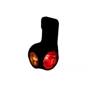 Feu de Gabarit Triple, Sur Support Flexible (LED) Blanc - Orange - Rouge 12 / 24V Gauche
