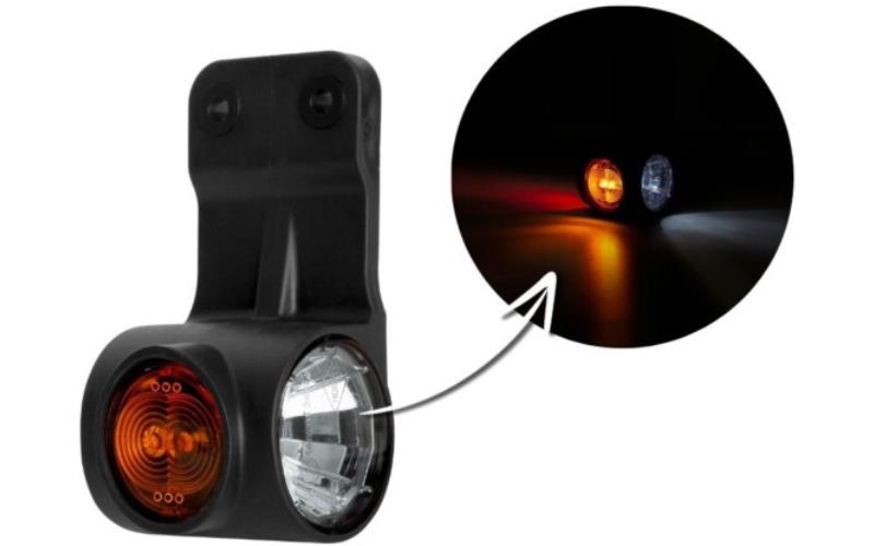 Triple Marker Lamp That Comes With A Flexible Hanger (LED) White - Orange - Red 12 / 24V Right