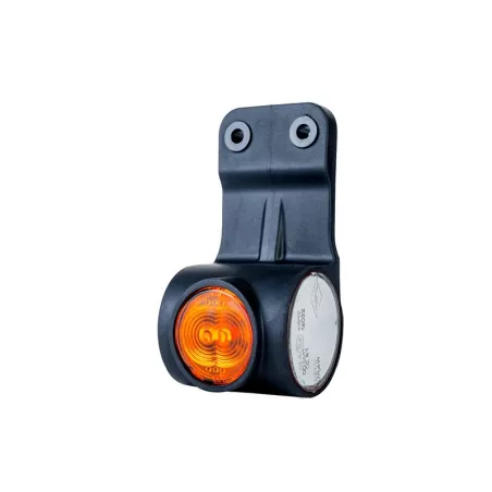 Feu de Gabarit Triple, Sur Support Flexible (LED) Blanc - Orange - Rouge 12 / 24V Droit