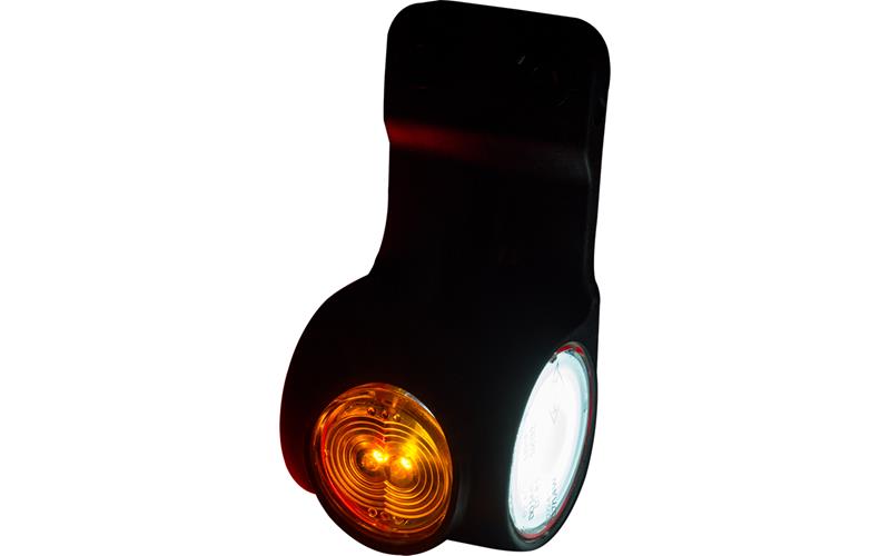 Triple Marker Lamp That Comes With A Flexible Hanger (LED) White - Orange - Red 12 / 24V Right