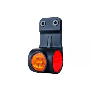 LAMPA OBRYSOWA (NEON) NA WIESZAKU TRÓJFUNKCYJNA (LED) BIAŁO - POMARAŃCZOWO - CZERWONY 12/24V LEWY