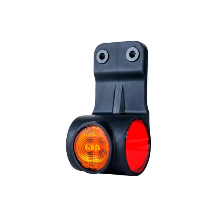 Feu de Gabarit Triple, Sur Support Flexible (LED) Blanc - Orange - Rouge 12 / 24V Gauche