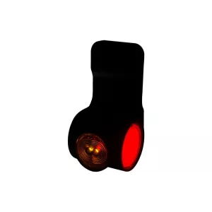 Luz de Gálibo Triple, En Un Soporte Flexible (LED) Blanca - Amarilla - Roja 12 / 24V Izquierdo