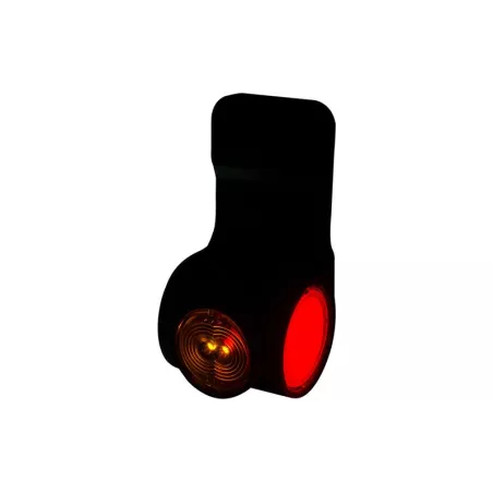 Lampa Obrysowa (Neon) Na Wieszaku Trójfunkcyjna (LED) Biało - Pomarańczowo - Czerwony 12 / 24V Lewy