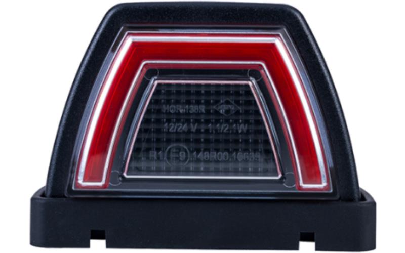 Lampa Obrysowa Narożna Dachowa (LED) Czerwona 12 / 24 V Uniwersalna