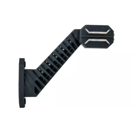 Three-function Marker Lamp On A Long Diagonal Arm (LED) White - Orange - Red 12 / 24V Left