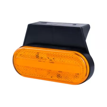 Marker Light With A holder And Reflective Device, 2-function (LED) Orange 12 / 24V Universal