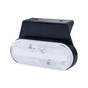 Marker Light With A holder And Reflective Device, 2-function (LED) White 12 / 24V Universal