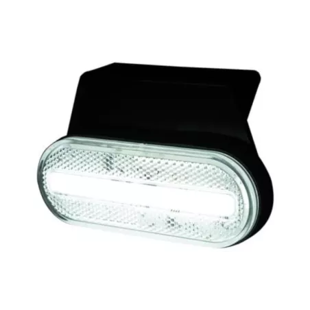 Marker Light With A holder And Reflective Device, 2-function (LED) White 12 / 24V Universal