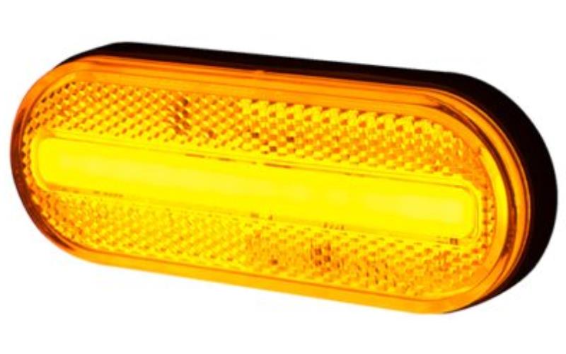 Markierungsleuchte, Zweifunktions (LED) Orange 12 / 24V Universal