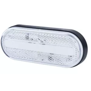 Luz de Posición (Neon) con Reflejo, 2 Funciones (LED) Blanca 12 / 24V Universal