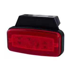 Feu de Position (Neon) Avec Catadioptre, Sur Support, 2 Fonctions (LED) Rouge 12 / 24V Universel