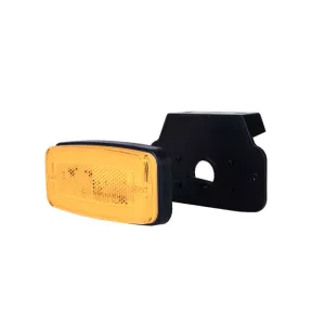Marker Light With A holder And Reflective Device, 2-function (LED) Orange 12 / 24V Universal