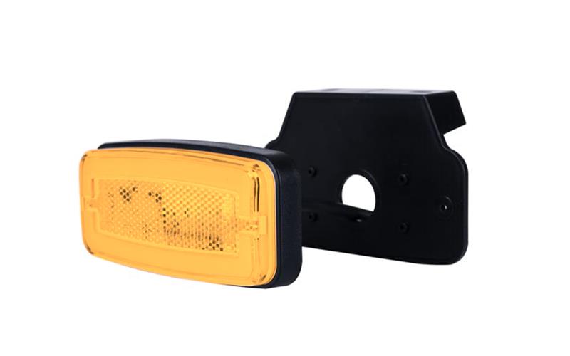 Lampa Obrysowa z Wieszakiem I Odblaskiem (Neon) 2-funkcyjna (LED) Pomarańczowa 12 / 24V Uniwersalna