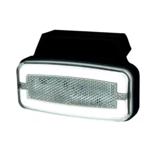 Markierungsleuchte, Zweifunktions (LED) Weiß 12 / 24V Universal
