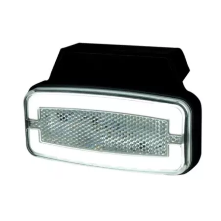 Marker Light With A holder And Reflective Device, 2-function (LED) White 12 / 24V Universal
