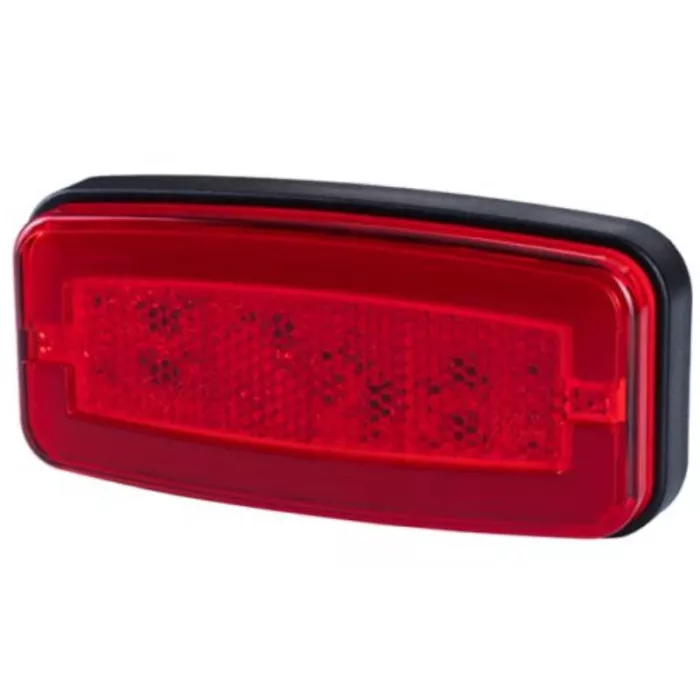 Feu de Position (Neon) Avec Catadioptre, 2 Fonctions (LED) Rouge 12 / 24V Universel