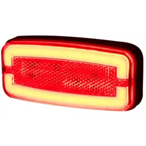 Feu de Position (Neon) Avec Catadioptre, 2 Fonctions (LED) Rouge 12 / 24V Universel