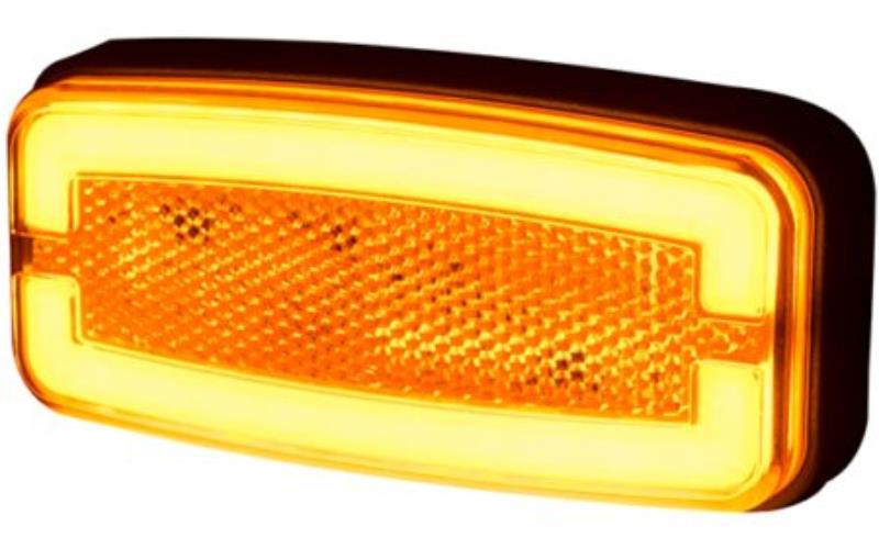 Markierungsleuchte, Zweifunktions (LED) Orange 12 / 24V Universal