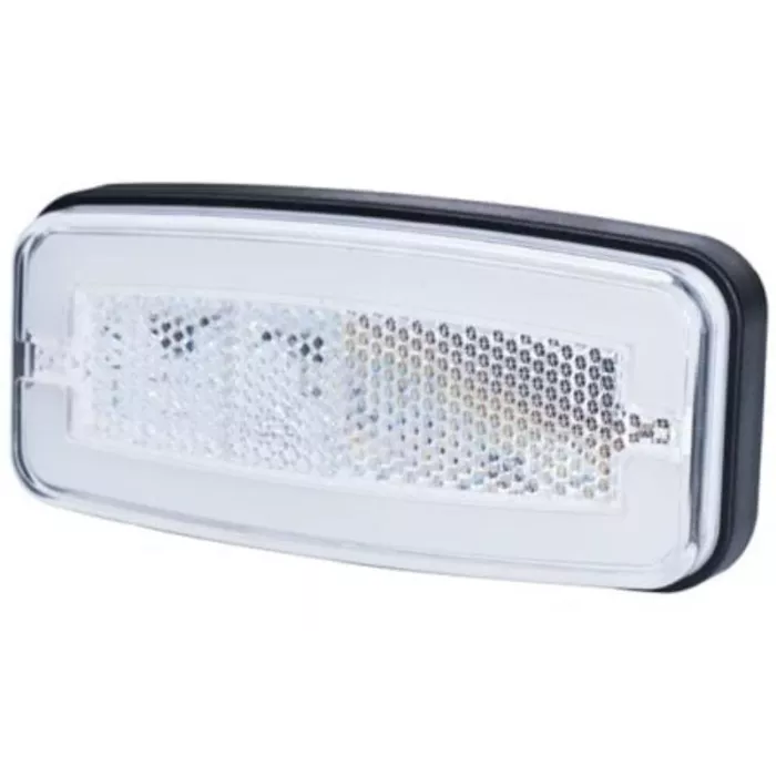 Luz de Posición (Neon) con Reflejo, 2 Funciones (LED) Blanca 12 / 24V Universal