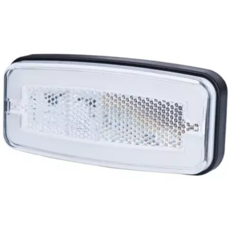 Luz de Posición (Neon) con Reflejo, 2 Funciones (LED) Blanca 12 / 24V Universal
