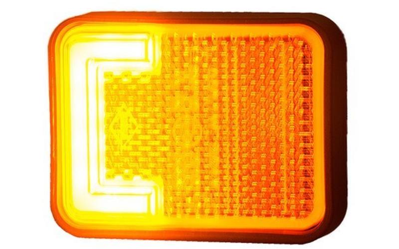 Side Marker lamp (Neon) (LED) Orange 12 / 24V Universal