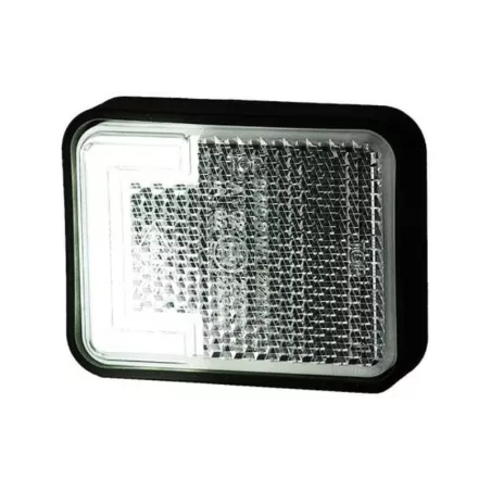 Luz de Posición Delantera (Neon) con Reflejo (LED) Blanca 12 / 24V Universal
