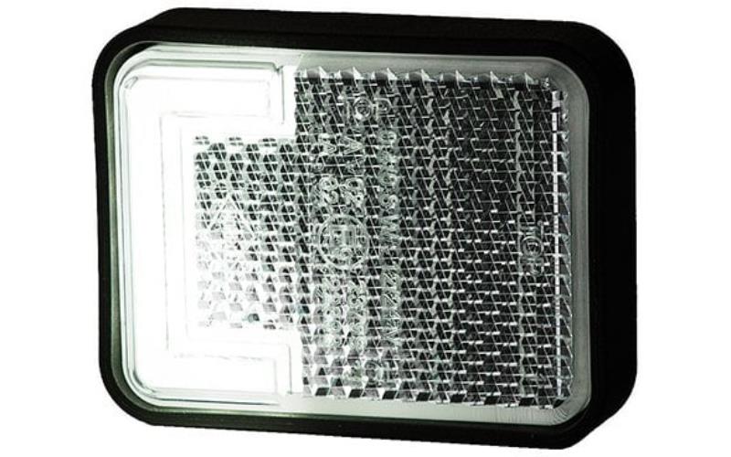 Vordere Positionsleuchte (Neon) (LED) Weiß 12 / 24V Universal