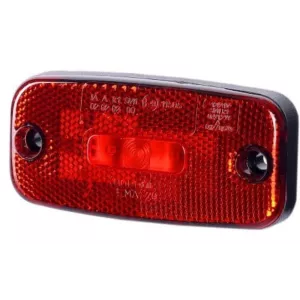 Marker Light With Reflective Device (LED) Red 12 / 24V Universal