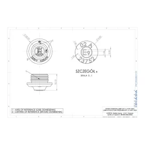 ЗАДНИЙ ГАБАРИТНЫЙ ФОНАРЬ (LED) КРАСНЫЙ 12 / 24V УНИВЕРСАЛЬНАЯ