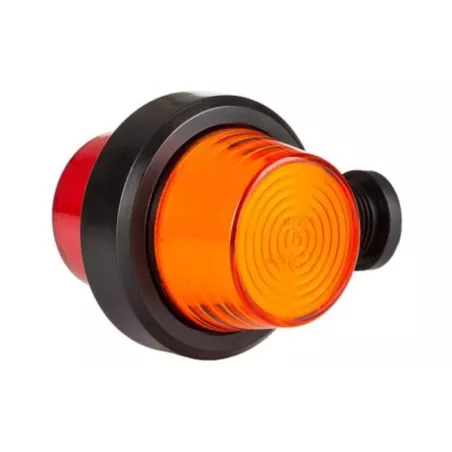 Lampa Obrysowa (Neon) Krótka (LED) Pomarańczowo - Czerwona 12 / 24V Uniwersalna
