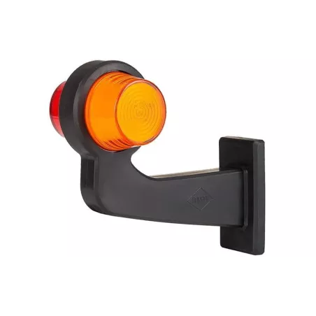ГАБАРИТНЫЙ ФОНАРЬ (Neon) (LED) ОРАНЖЕВЫЙ - КРАСНЫЙ 12 / 24V ПРАВАЯ