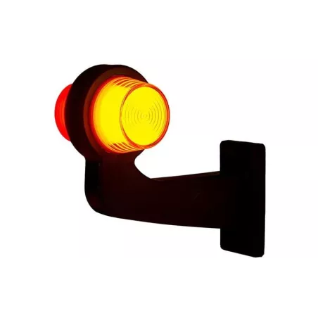 Feu de Gabarit (Neon) (LED) Orange - Rouge 12 / 24V Droit