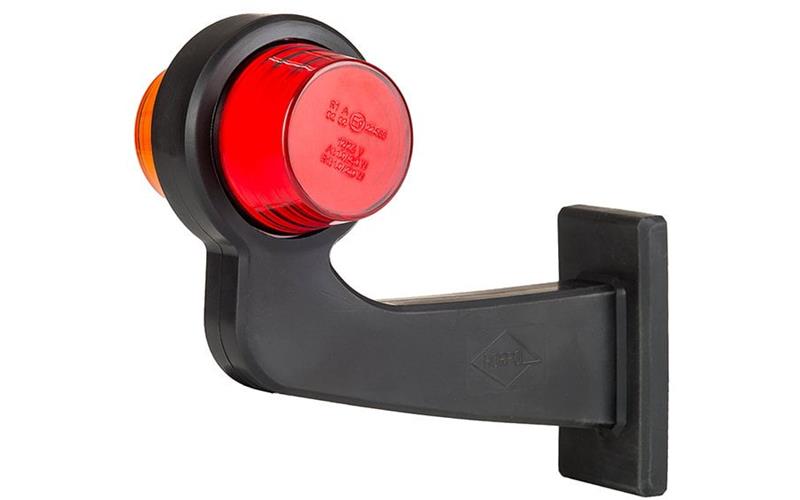 Marker Lamp, Long Arm (Neon) (LED) Orange - Red 12 / 24V Left