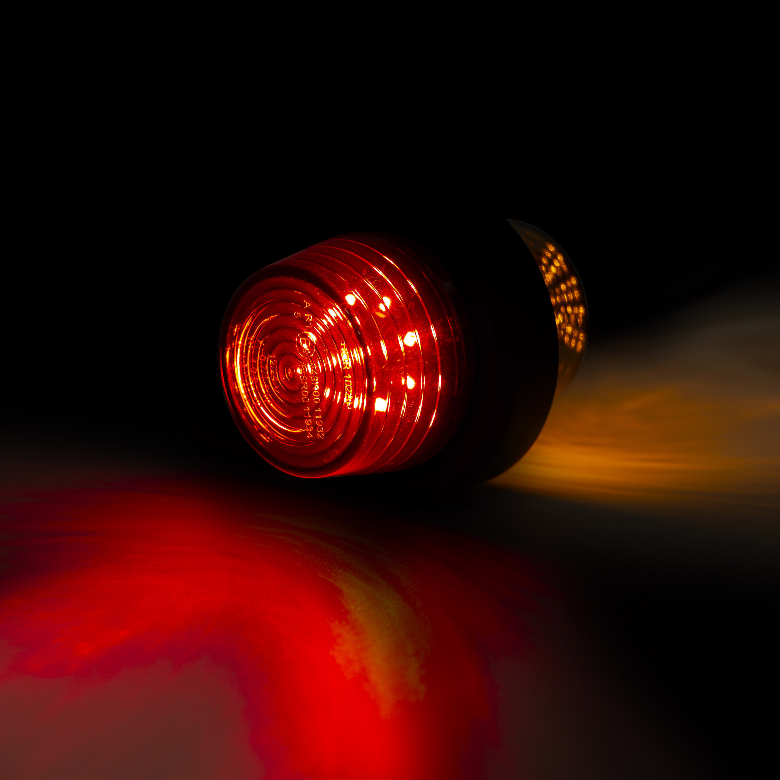 Luz de Gálibo de En Brazo Corto (LED) Amarilla - Roja 12 / 24V Universal