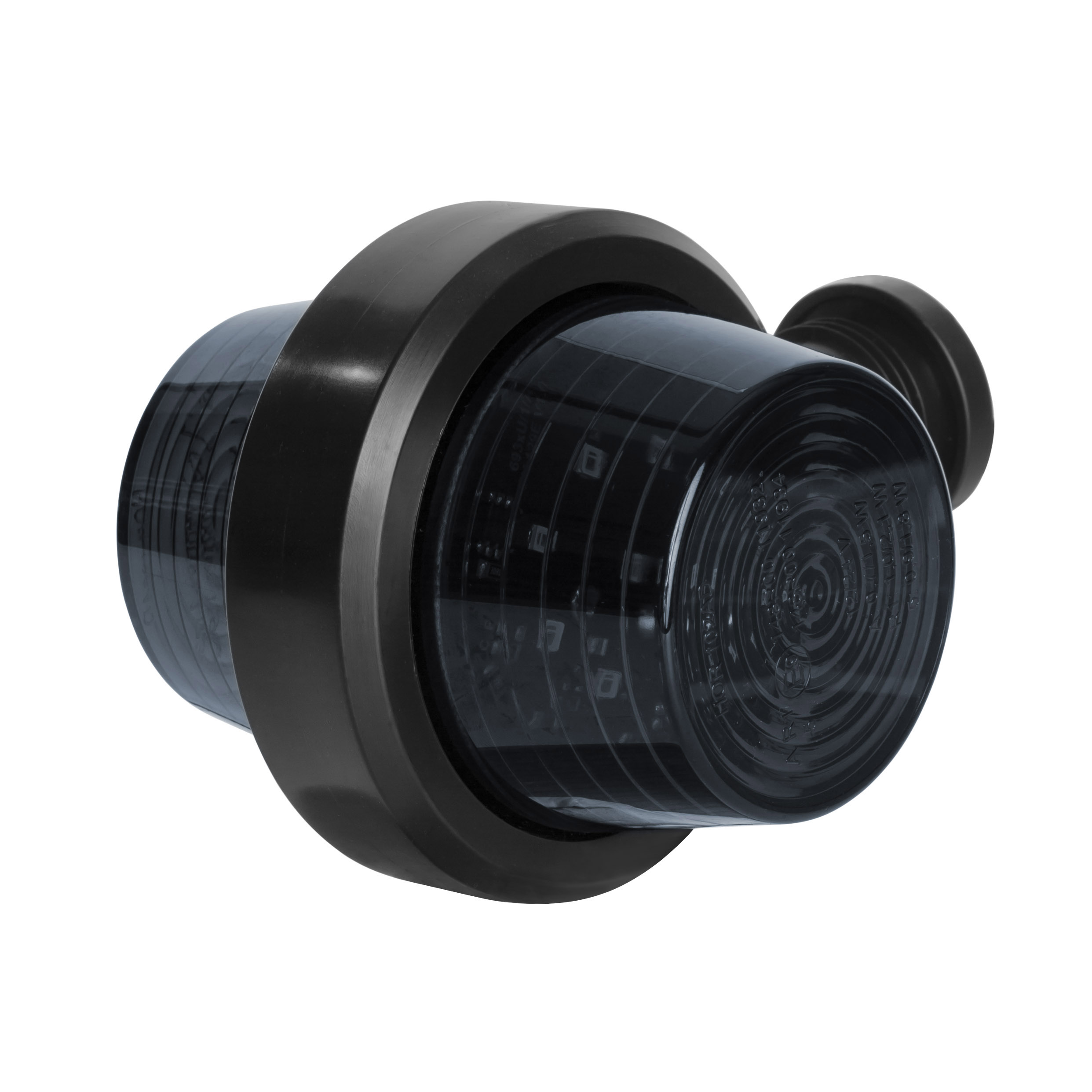 Stalk Marker Light On A Short Arm (LED) Orange - Red 12 / 24V Universal