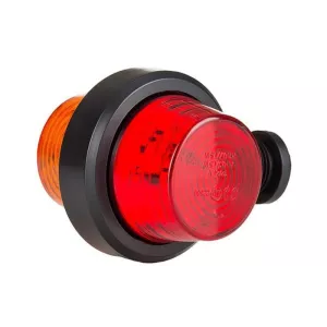 Marker Lamp, Short Arm (LED) Orange - Red 12 / 24V Universal