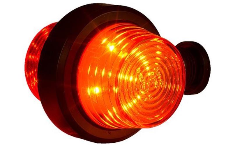 Markierungsleuchte (LED) Orange - Rot 12 / 24V Universal